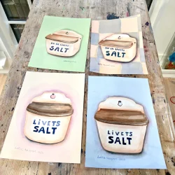 Original akvarel - Livets salt - A4