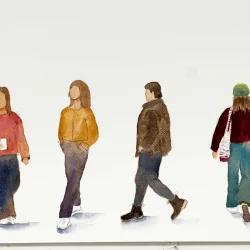 Akvarel - 4 ubekendte - A3