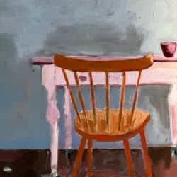 Oliemaleri - Arbejdsplads - 50x60cm