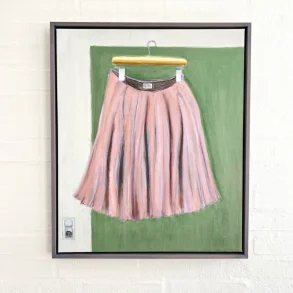 Oliemaleri - En ny dag - inkl sv�veramme 63x53cm