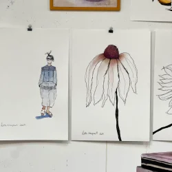 Mixed media - Frida - A3