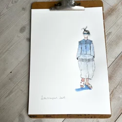 Mixed media - Frida - A3