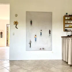 Oliemaleri - Usynlige gader - 150x100cm