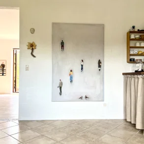 Oliemaleri - Usynlige gader - 150x100cm
