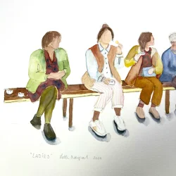 Akvarel - Ladies - 40x50cm