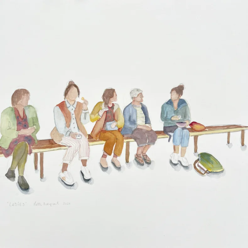 Akvarel - Ladies - 40x50cm