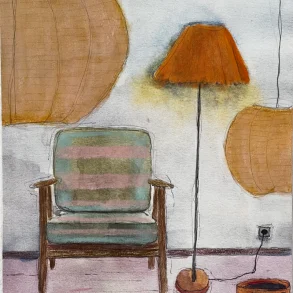 Kunstprint L�sestolen 7/30 - A3