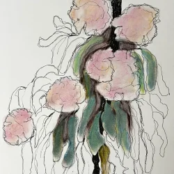 Mixed media - Levkjer - A3