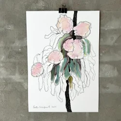 Mixed media - Levkjer - A3