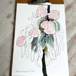 Mixed media - Levkjer - A3