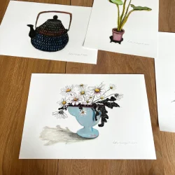 Mixed media - Margueritter - A3