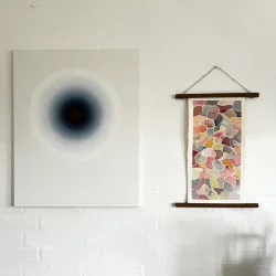 Akvarel mosaik #1 - inkl rget eg magnetophng