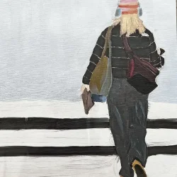 Kunstprint - P vej - A3 + 50x70cm