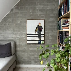 Kunstprint - P vej - A3 + 50x70cm