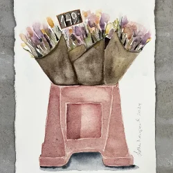 Akvarel - Buketter 149,- - A4