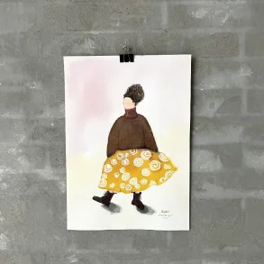 Akvarel - Sister - A3