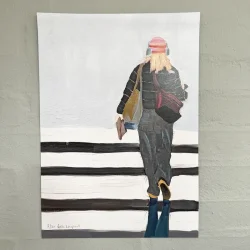 Kunstprint - P vej - A3 + 50x70cm