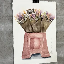 Akvarel - Buketter 149,- - A4