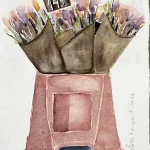 Akvarel - Buketter 149,- - A4