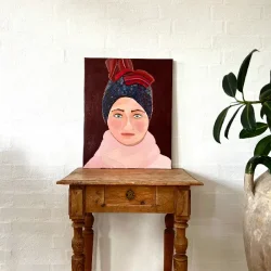 Oliemaleri - Kirsten - 40x50cm