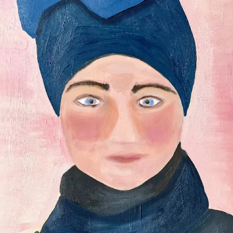 Oliemaleri - "Vera" 40x60cm