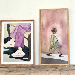 Plakat - Going out - 26x52cm inkl ramme