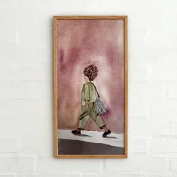 Plakat - Going out - 26x52cm inkl ramme