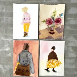 Akvarel - Sister - A3