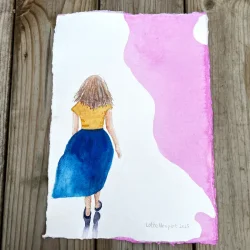 Akvarel - u/titel - A4