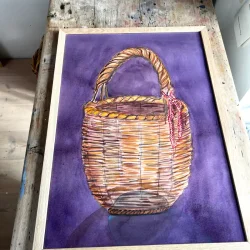 Akvarel - Fletkurv - inkl A2 egetrramme