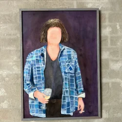 Akvarel - Glasmanden - A2 - inkl. ramme