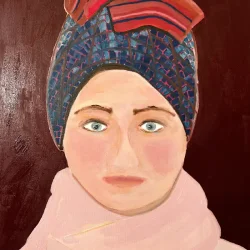 Oliemaleri - Kirsten - 40x50cm