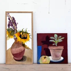 Oliemaleri - Skyggen - 30x30cm