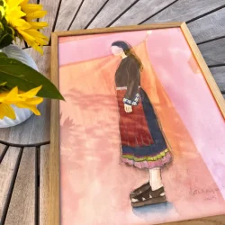 Akvarel - Sonja - A3 inkl ramme