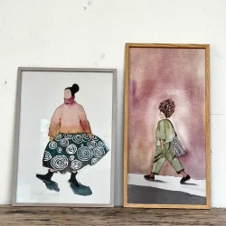 Plakat - Going out - 26x52cm inkl ramme