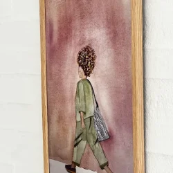 Plakat - Going out - 26x52cm inkl ramme