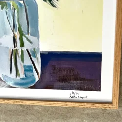 Kunstprint - Blomsterpoesi - 50x50 inkl ramme