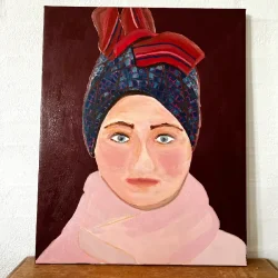 Oliemaleri - Kirsten - 40x50cm