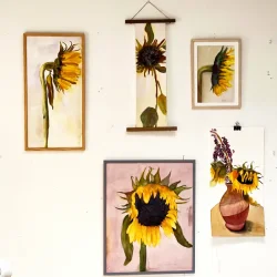 Akvarel - Cyklus - 13,5x50cm inkl magnetramme