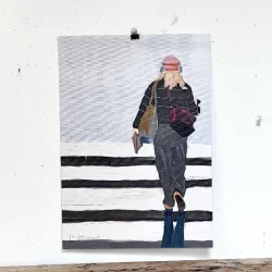 Kunstprint - P vej - A3 + 50x70cm