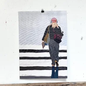 Kunstprint - P vej - A3 + 50x70cm