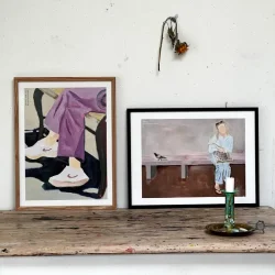 Plakat - Waiting for you - 30x40cm inkl ramme