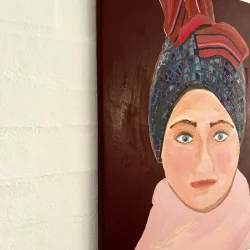 Oliemaleri - Kirsten - 40x50cm