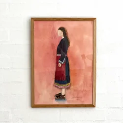 Akvarel - Sonja - A3 inkl ramme