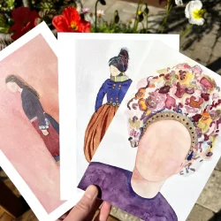 A5 kort - Fankvinder - 3 forskellige