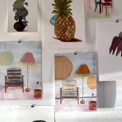 Kunstprint - L�sestolen 10/30 - A3