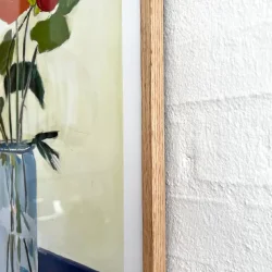 Kunstprint - Blomsterpoesi - 50x50 inkl ramme