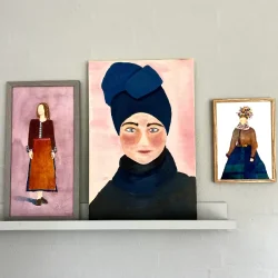 Oliemaleri - "Vera" 40x60cm