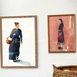 Akvarel - Sonja - A3 inkl ramme