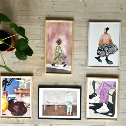 Plakat - Stilleben med frugt - 30x40cm inkl ramme